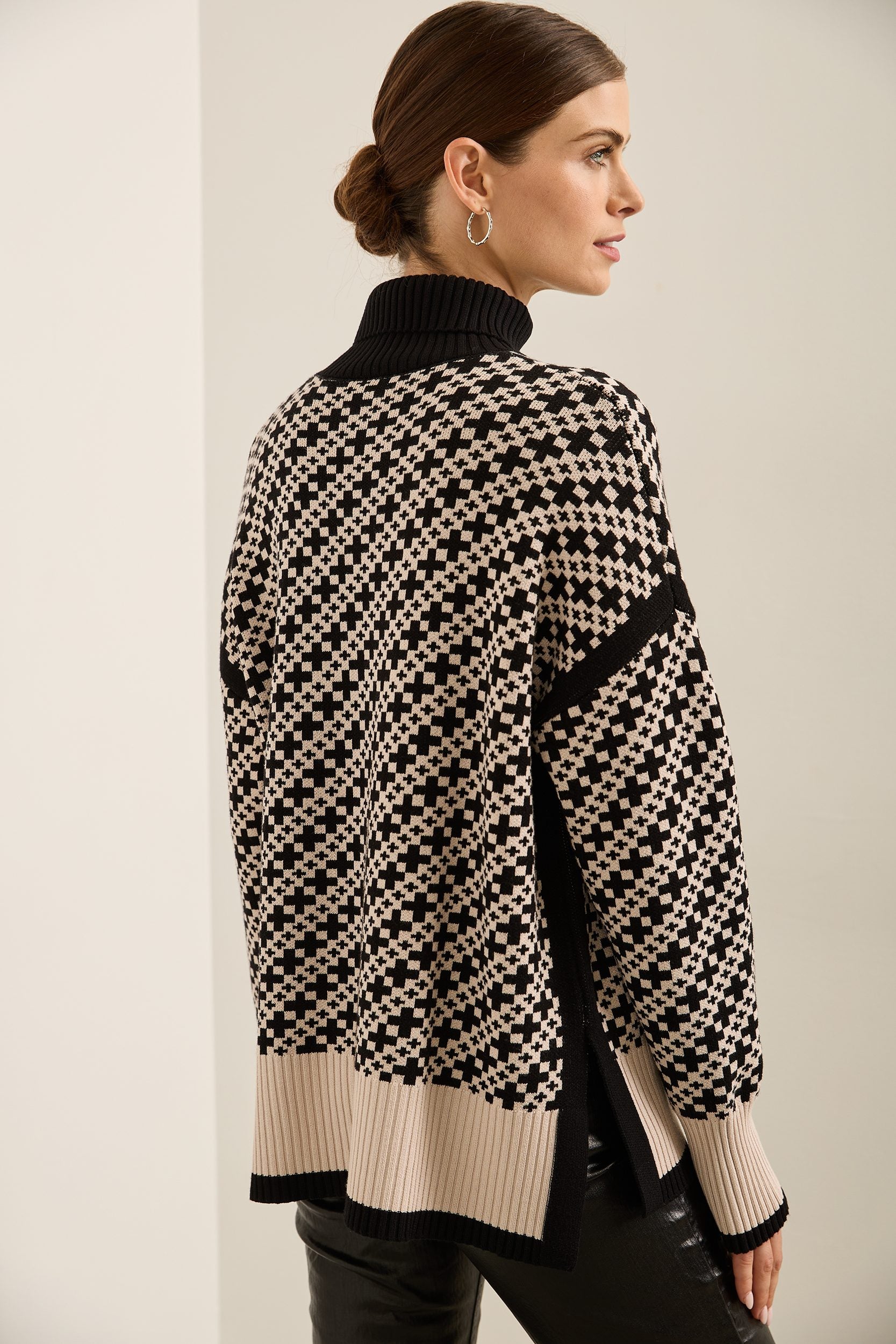 Oversize Jacquard Sweater