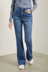 High waist bootcut jean