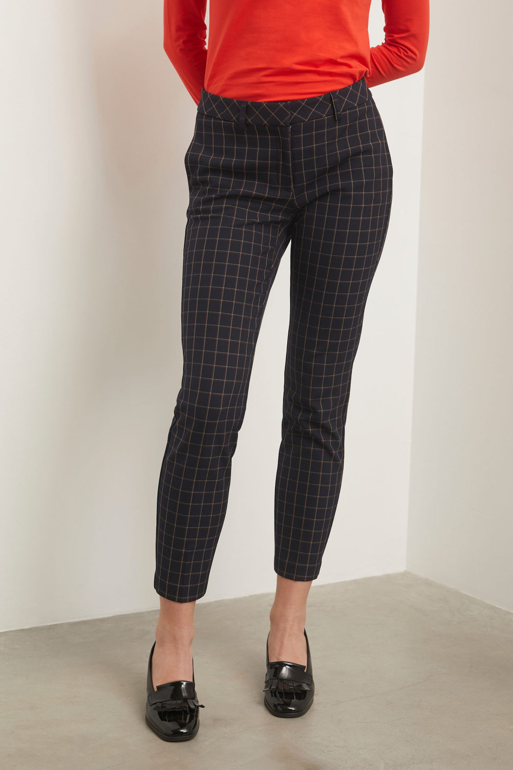 Windowpane Urban fit crop pant