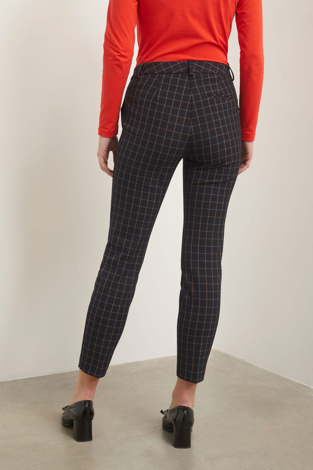 Windowpane Urban fit crop pant