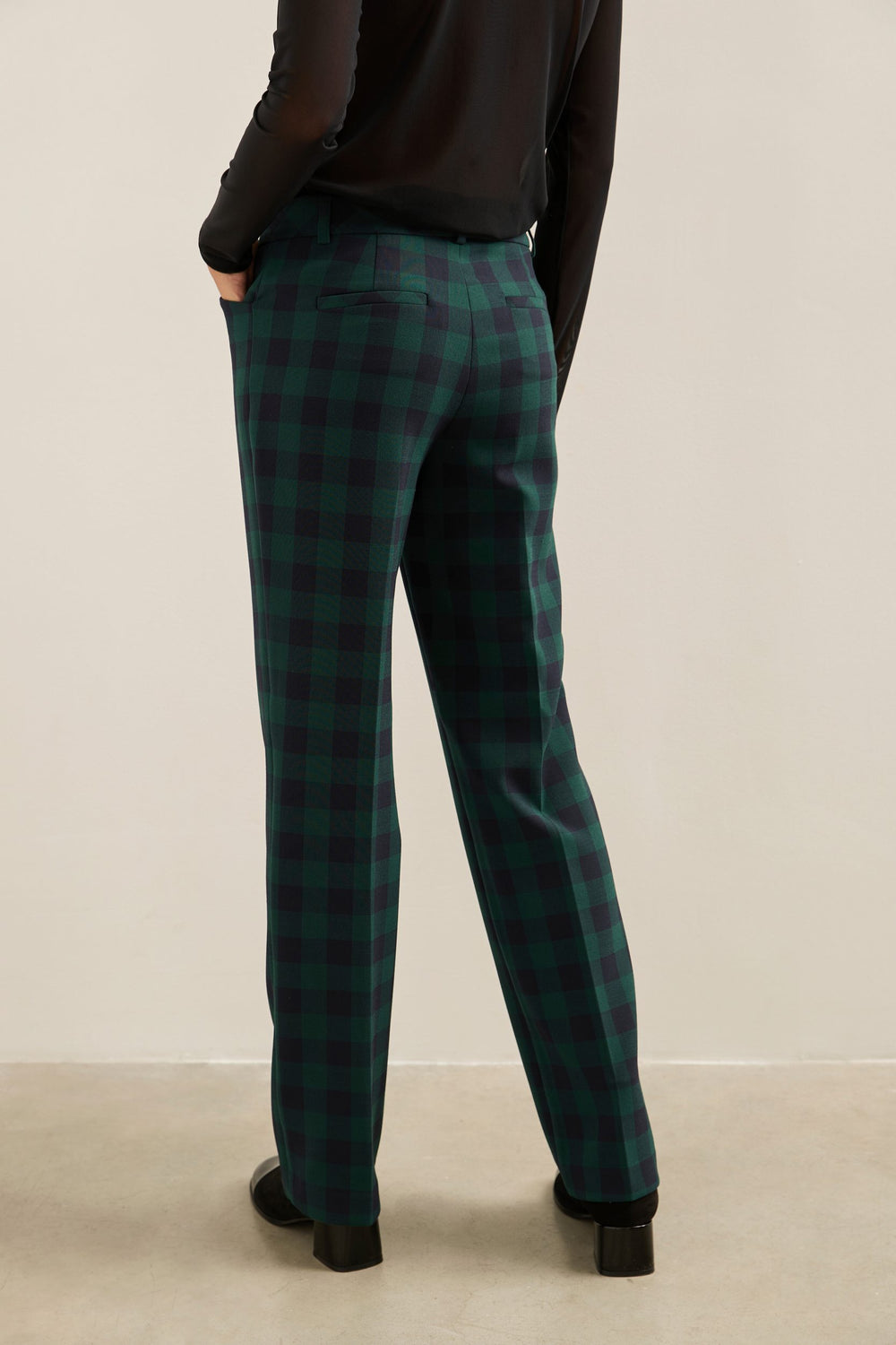 Modern Fit Plaid Pant