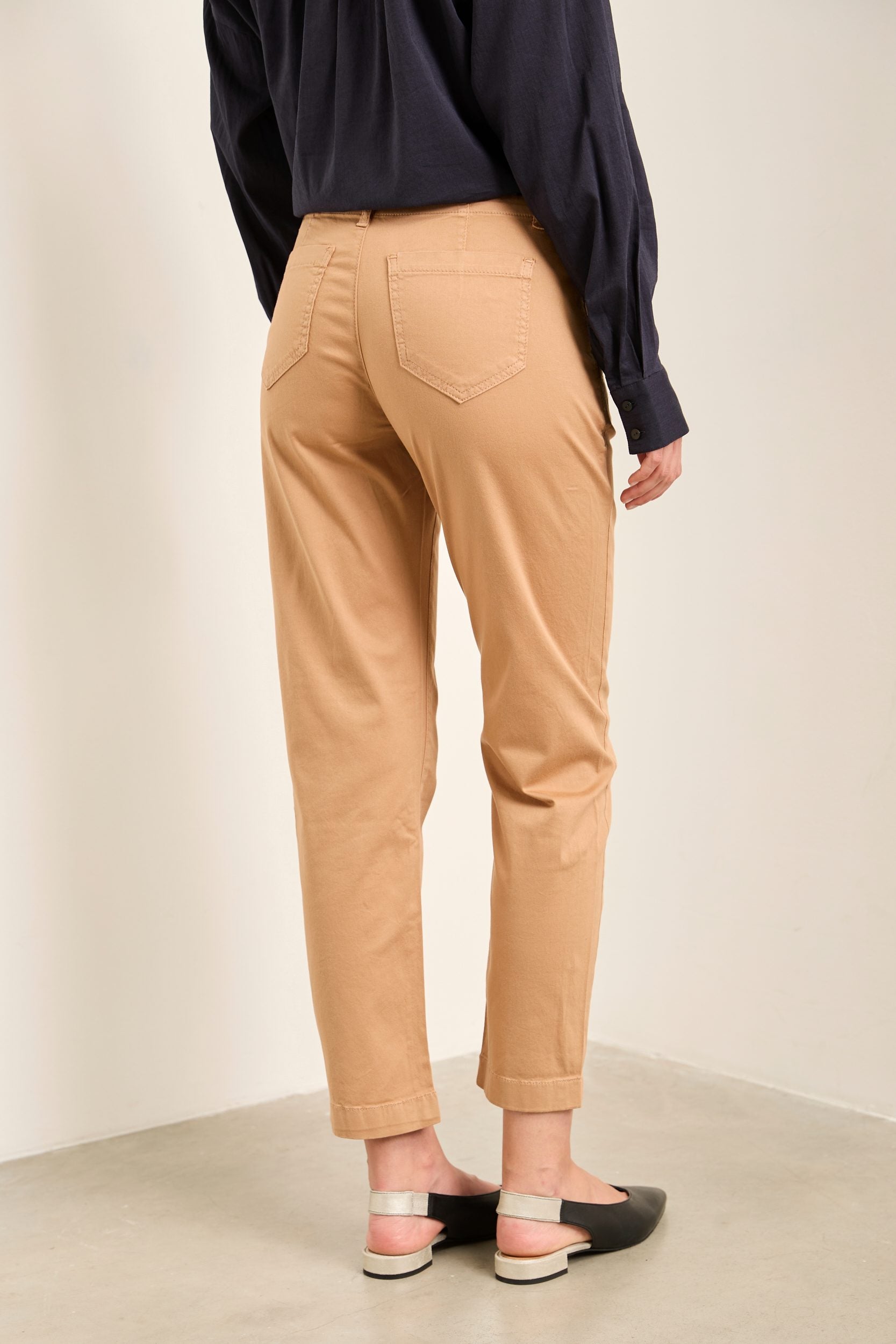 Pantalon carotte décontracté