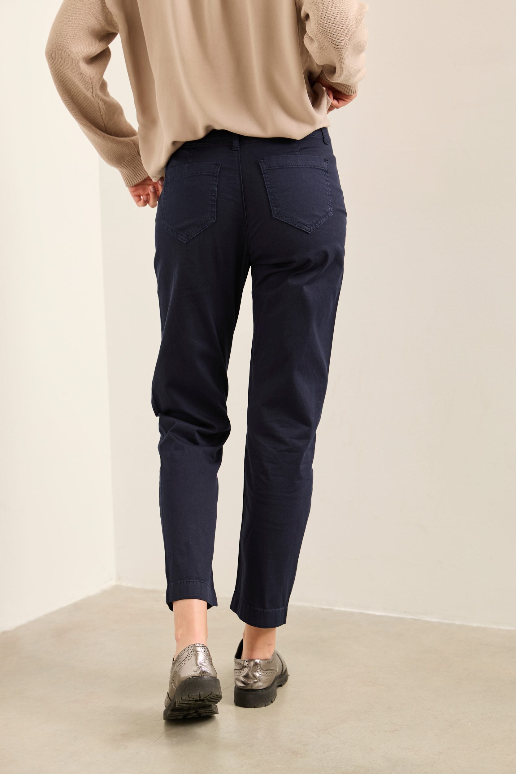 Pantalon carotte décontracté