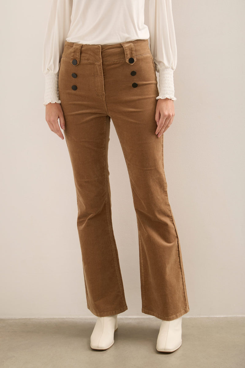Women's high-waisted trousers with narrow bottom Cornstalk La Martina |  Shop Online