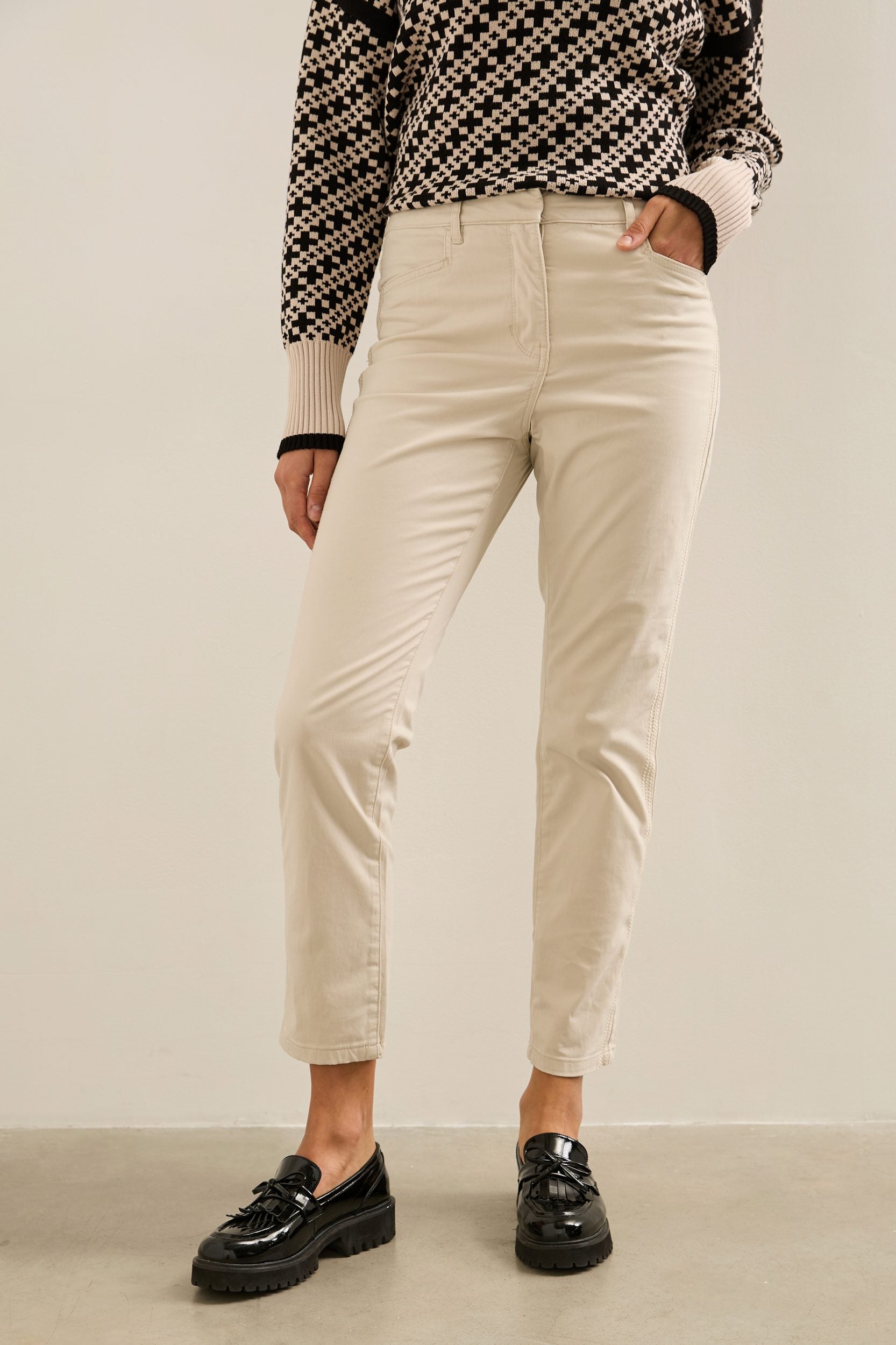 Pantalon taille haute