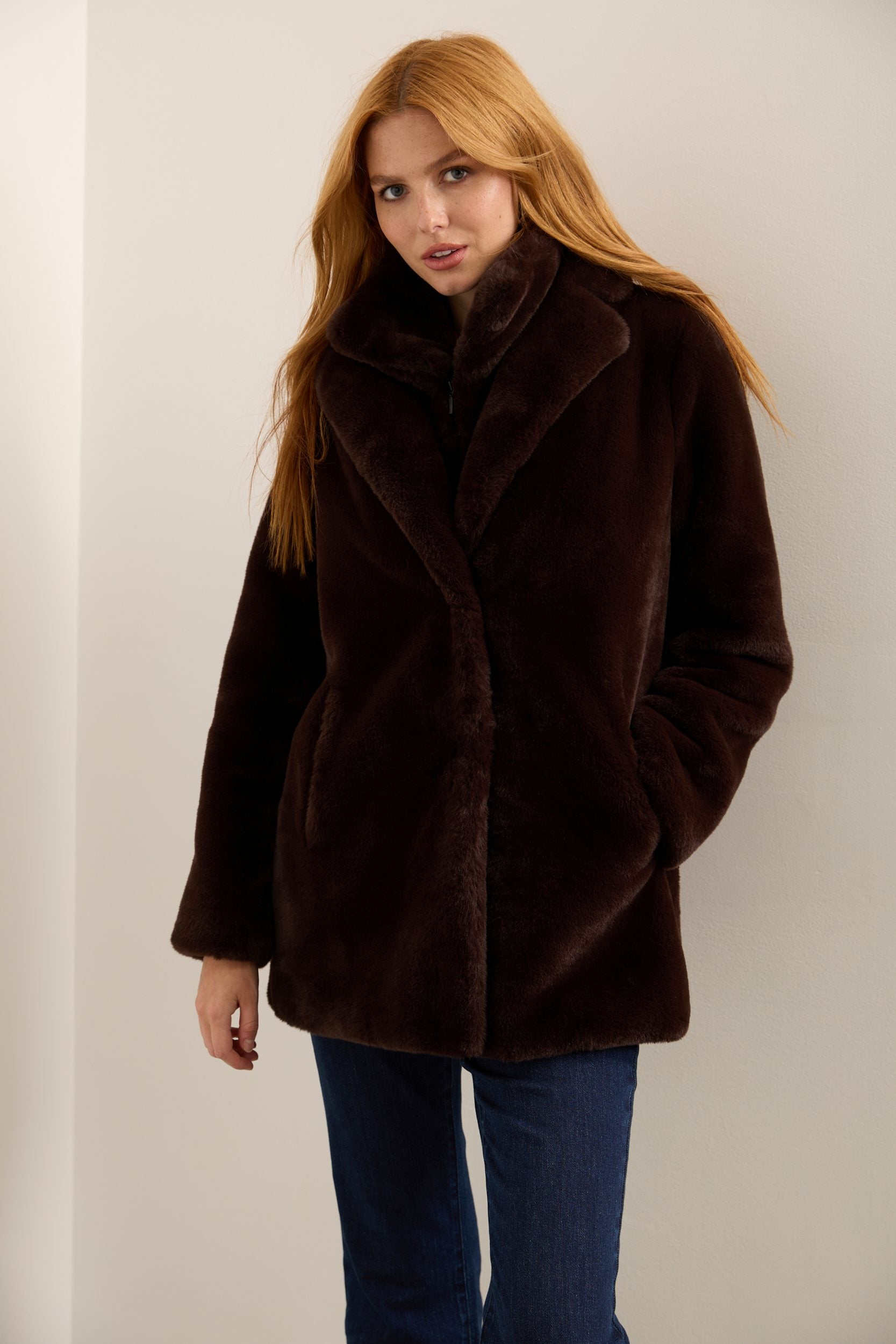 Faux Fur Coat