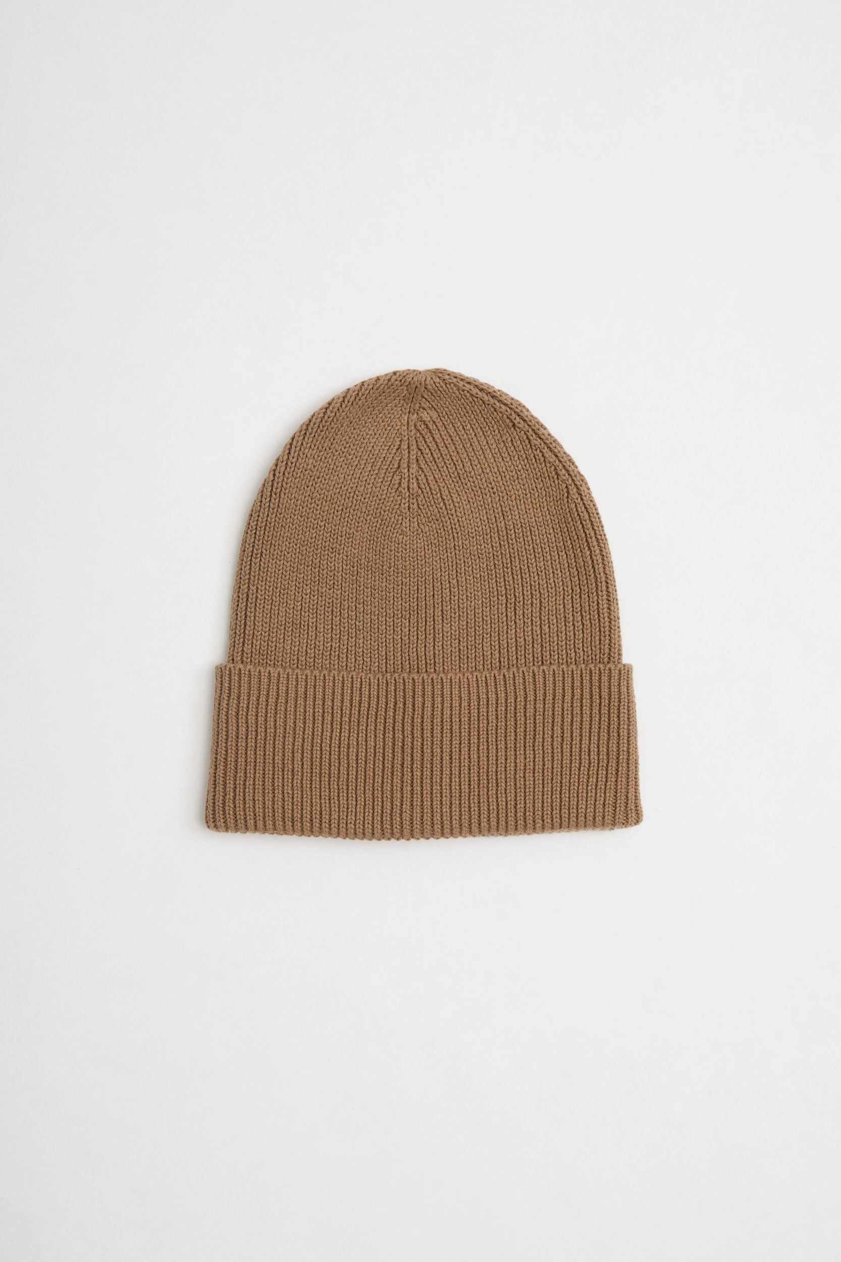 Rib beanie hat