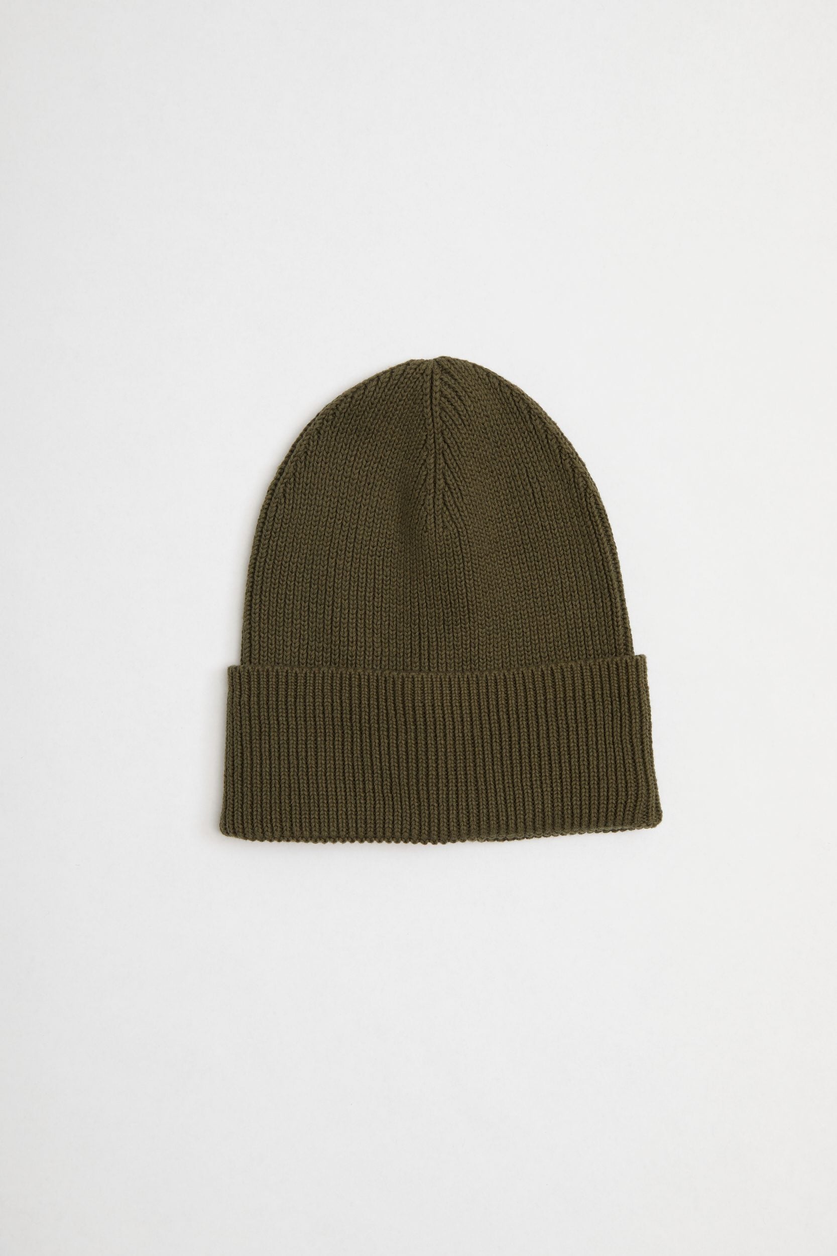 Rib beanie hat